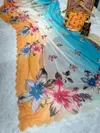 VK 4419 Soft Georgette Digital Ladies Designer Saree Wholesale Market In Surat